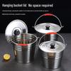 Yunduo 304 Stainless Steel Multipurpose Bucket with Lid