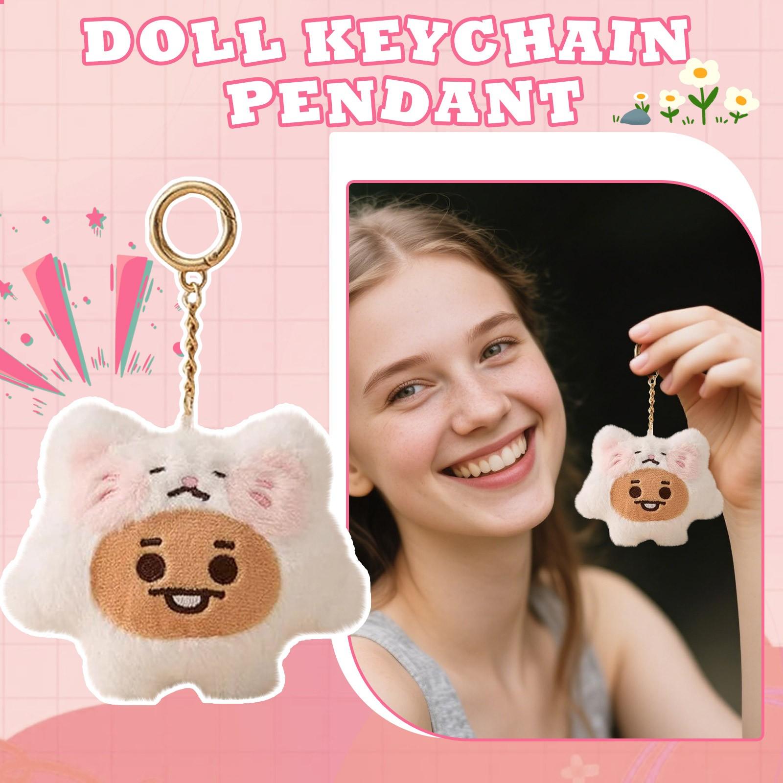 

Плюшевый кулон-брелок в виде куклы, Веселый и милый подарок для фаната, Идол, Периферия, Брелок Kopop (1 кусок) One Size