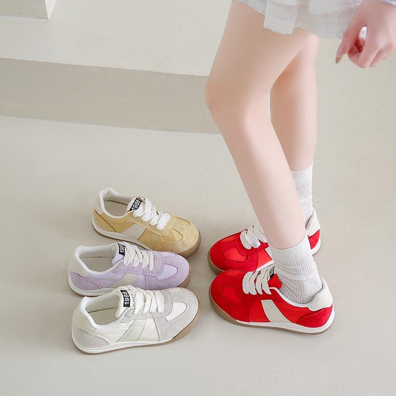 Retro children's versatile spring and summer new breathable and lightweight casual sports women's shoes