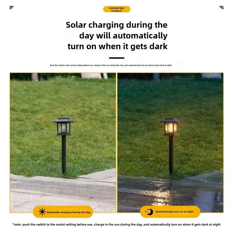 Outdoor Solar Road Lights Waterproof LED Lights Solar Lights Outdoor Entrance Garden Landscape Walkway Road Patio Christmas Decoration