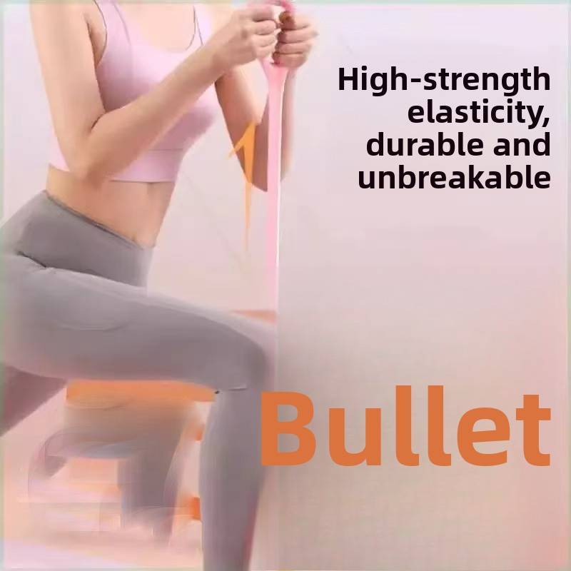 Silicone Yoga Resistance Band For Women Back Exercise Home Fitness