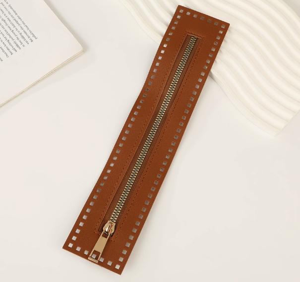 Zipper Chain for Crochet Bags - Sewing Zipper Accessories for DIY Knitting Crafts