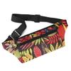 Practical Wear-resistant Running Waist Bag 3 Layers Lightsome Fanny Pack Nylon Headphone Cable Hole Crossbody Bag Outdoor