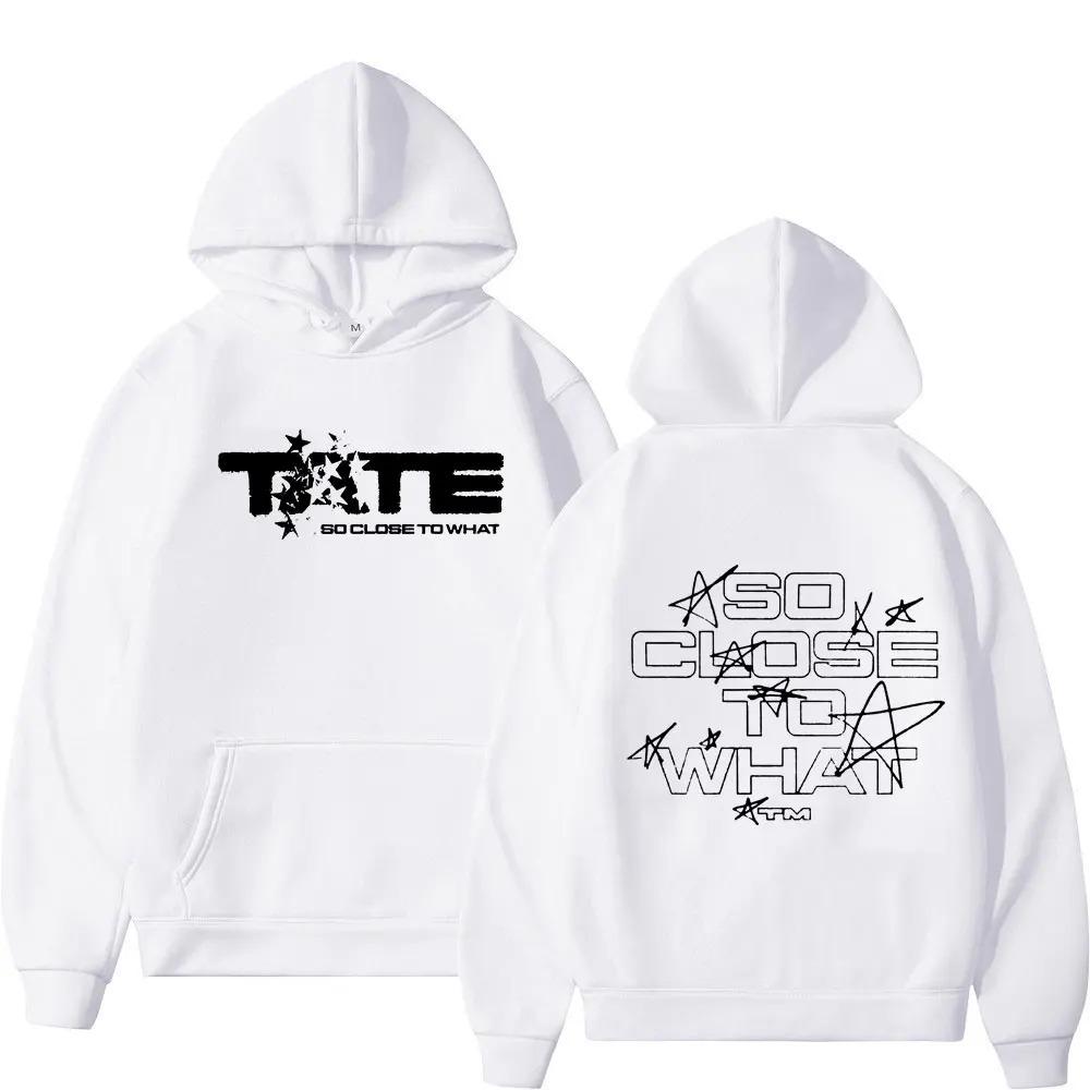 Hip Hop Rapper Graphic Tate McRae Printed Hoodies Men Women Fleece Warm Sweatshirts Oversized Streetwear Y2k Pullover Tracksuit Female Male Clothing