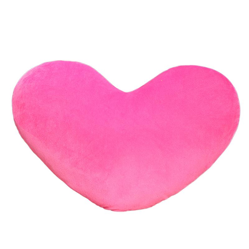 49cm Zoet Pluche Hart Kussen Gevuld Zeg Lief Kleurrijk Pluche Sofa Stoel Decoratie Vriendin Cadeau
