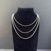 Women's S925 Sterling Silver Bead Chain Necklace - Light Luxury Sweater Chain for Autumn/Winter