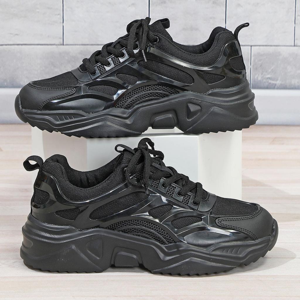 Atmungsaktive und bequeme, hochsohlige Dad-Schuhe für den Außenbereich, trendige Paarschuhe, lässige Sportschuhe