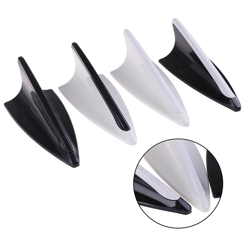 1Pc Car Shark Fin Universal Roof Antenna Radio Fm/Am Anti-Static Paste Aerial