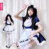 Japanese Maid Princess Dress, Cat-themed Maid Outfit, Black and White Maid Costume, Japanese Anime Style Cosplay Girl Cos Maid Uniform