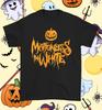 SALE Motionless In White Halloween Pumpkin Black T-shirt Unisex T-Shirt