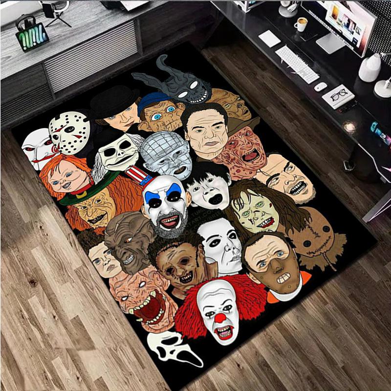 Horror Characters Home Decorative Rugs Office Carpets Room Mats Computer Chair Rug Festival Gifts
