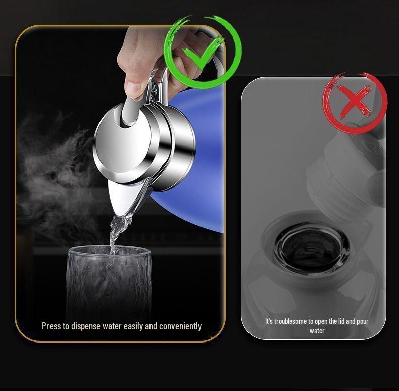 316 Stainless Steel Insulated Large Capacity Kettle - Long-lasting Vacuum Thermos for Boiling Water