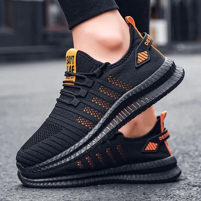 Fashion Fashion Men Sneakers Mesh Casual Shoes Lac-up Breathable Lightweight Walking Sneakers Men Shoes Plus Size Summer Tenis Shoes