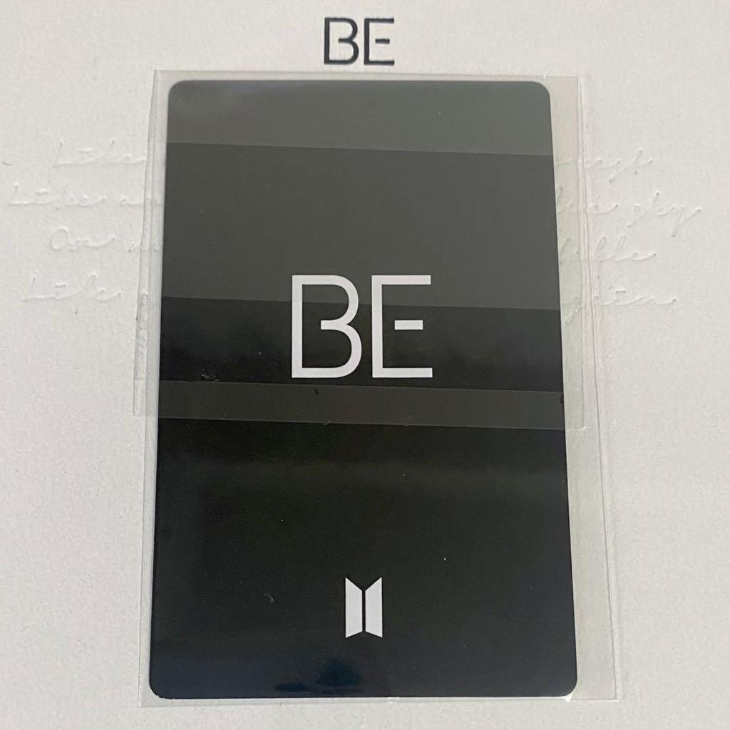 [USED] BTS Album BE FC Bonus Official Trading Card Jungkook Lucky Drop