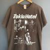 חולצת טי וינטג' של להקת Tokio Hotel, חולצת טי יוניסקס, מתנה לנשים וגברים HA3070