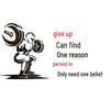 Baofu 3D Gym Motivational Wall Decal