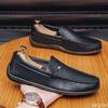 Men's Flat Bottomed New Casual Single Shoe Cover with Soft Sole for Lazy People To Step On Bean Shoes Loafers Zapatos De Hombre
