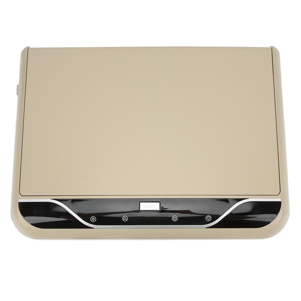 19in Car Overhead Player High Definition Touch Screen Flip Down Roof Mounted Monitor Multifunction for Android 9.0 Beige