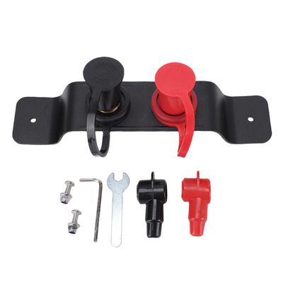 Remote Battery Terminals 250A Marine Battery Charger Jump Post Terminals Relocation Kit with Bracket for Car UTV ATV