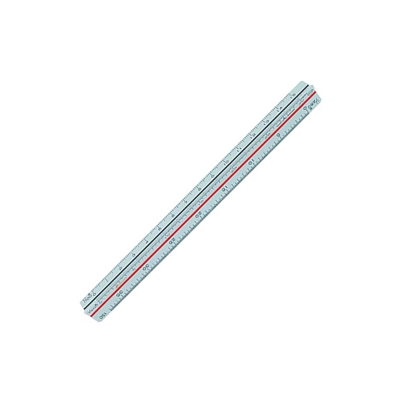 Shinwa Sokutei Triangular Scale for Land and Building Surveyors, A-15 JIS 15cm 74969