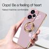 Plating Ring Holder Phone Case for Xiaomi Redmi Note 13 Pro 5G Note 13 Pro+ Plus Silicone Stand Shell Luxury Full Protection Cover
