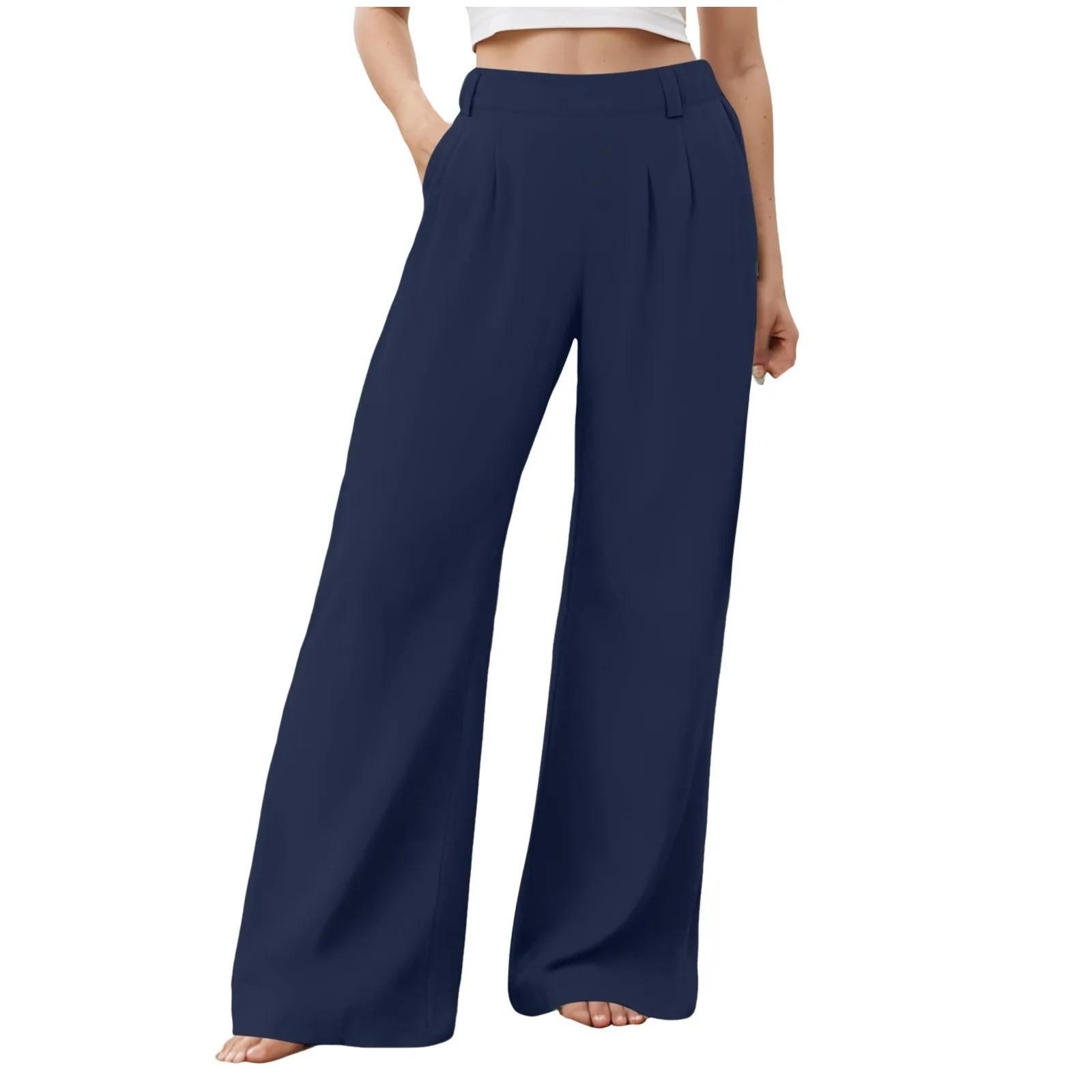 

Women s Fashion Solid Color Casual Pants XL