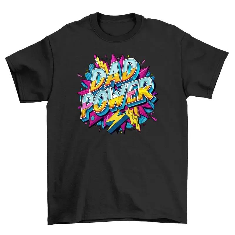 Retro Dad Power T Shirt Channel Your Inner Vibes 100 Cotton Funny