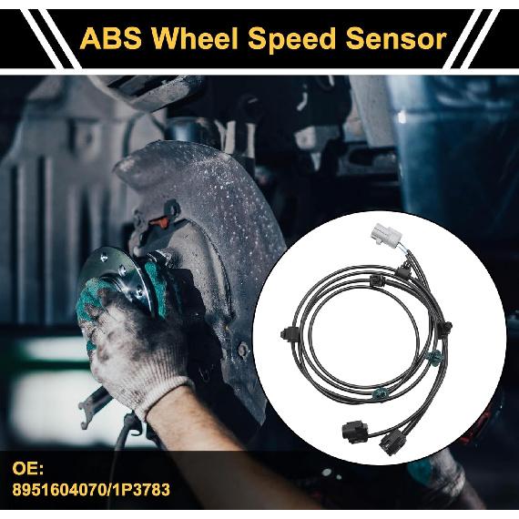 

ABS Wheel Speed Sensor ABS Sensor Anti-Lock Braking System Sensor No.8951604070/1P3783 for Toyota Tacoma 2005-2015 1 Pc Rear Left Right