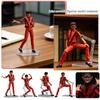Articulated Poseable Male Figure Model with Adjustable Joints Standing On Display Base for Collectors and Enthusiasts