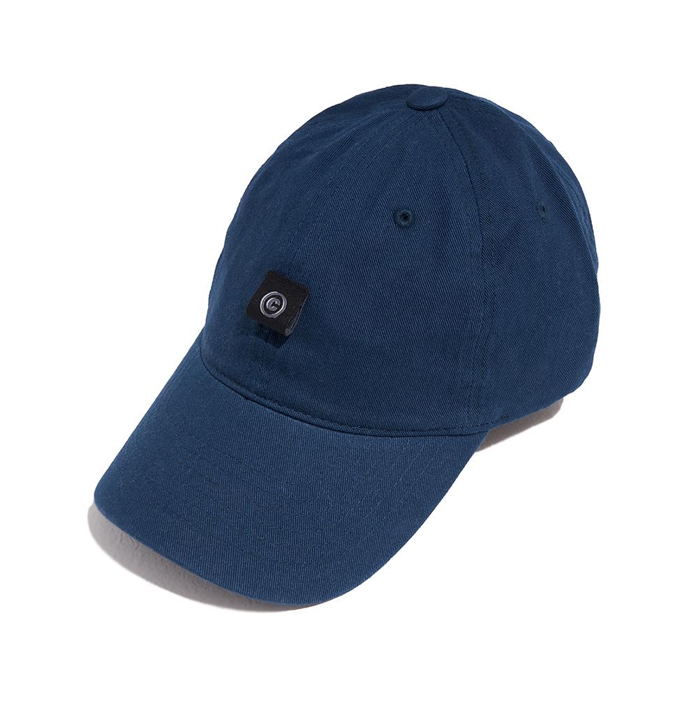 APOSTROPHE COMMA Bk Point Label Ball Cap (Navy)