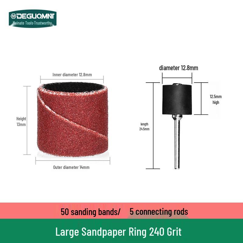 Electric Grinder Sandpaper Ring for Wood, Metal, Nail Art, Rust Removal, and Polishing