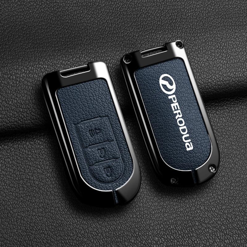 Suitable for Beilu big key case Car PERODUA Toyota remote control car Key case to protect men and women Metal case