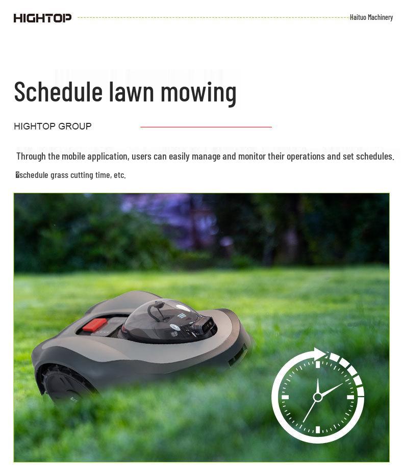 Smart UK Visual Navigation Robotic Lawn Mower - Mobile Phone Controlled Automatic Mower