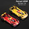 Burago 1:64 Ferrari 499P Nr. 83 Nr. 51 Legierungsauto Modell Rennsport Diecast Fahrzeuge Spielzeug