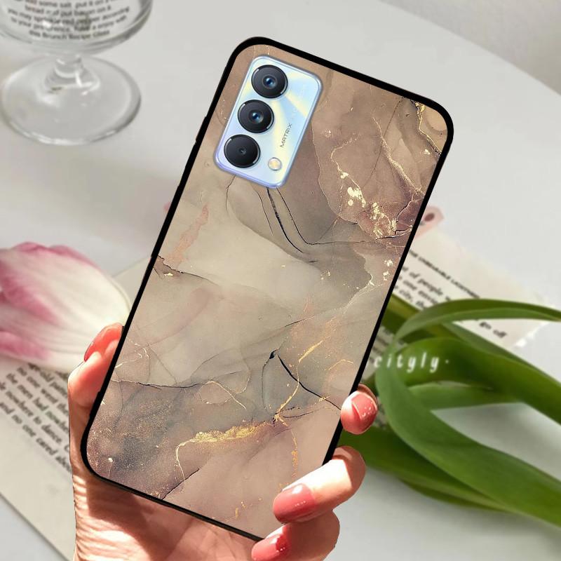 For cover Realme GT Master Case Edition Animal Cartoon Soft Silicone Funda for Realme GT Master Explorer Phone Cover Black Coque