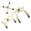 3PCS Pool Bridge Head Reusable Aluminium Alloy Billiard Cue Bridge Head for Billiard Pool Cue Stick