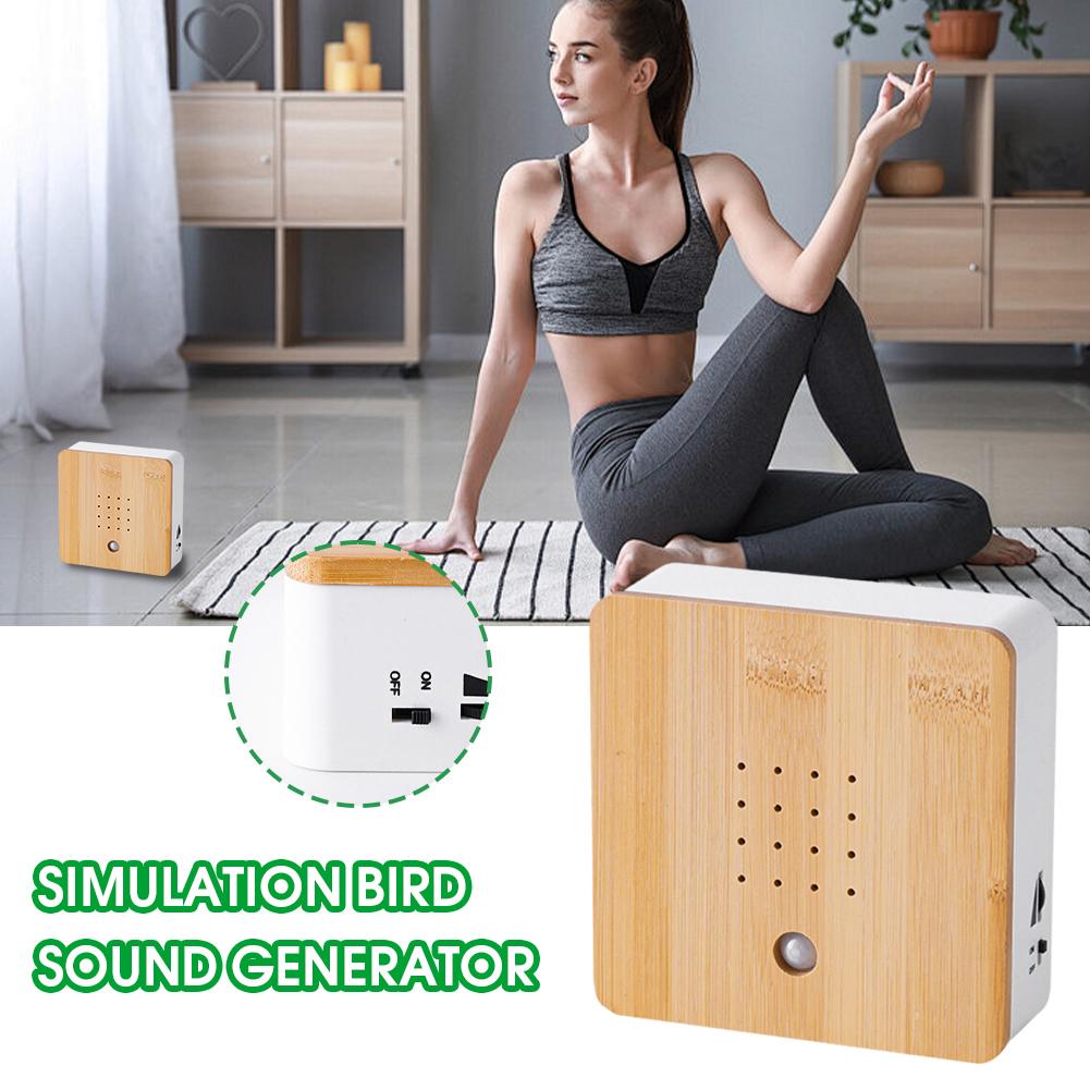 Portable Chirping Sound Box Clear Mini Smart Animal Noise Machine Simulation Automatic Singing Bird Box Bedroom