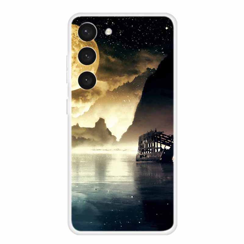 TPU Phone Case for Samsung Galaxy S23 Pattern Printing Slim Soft Shockproof Cover