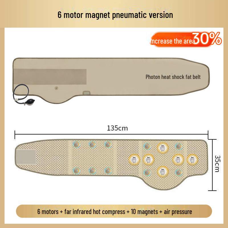 

Инфракрасный пояс для похудения и массажер для косметической терапии 6 motor magnet pneumatic version