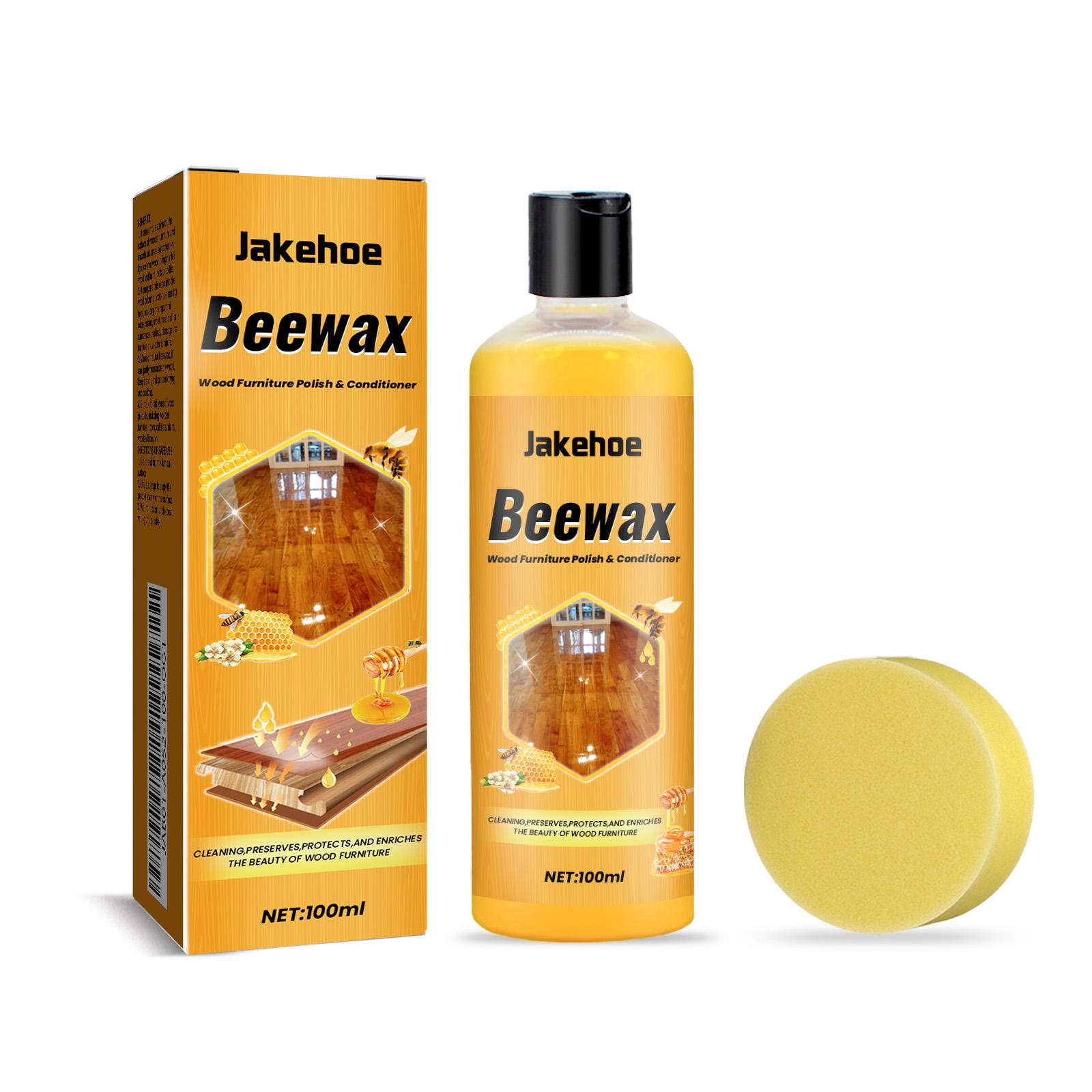 

Jakehoe 100ml Beeswax Spray Furniture Polishing Wood Cleaner for Living Room, Kitchen and Wooden Furniture Flooring 100ml boxed
