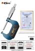 High-Precision Micrometer Gauge for Outer/Inner Diameter & Thickness Measurement