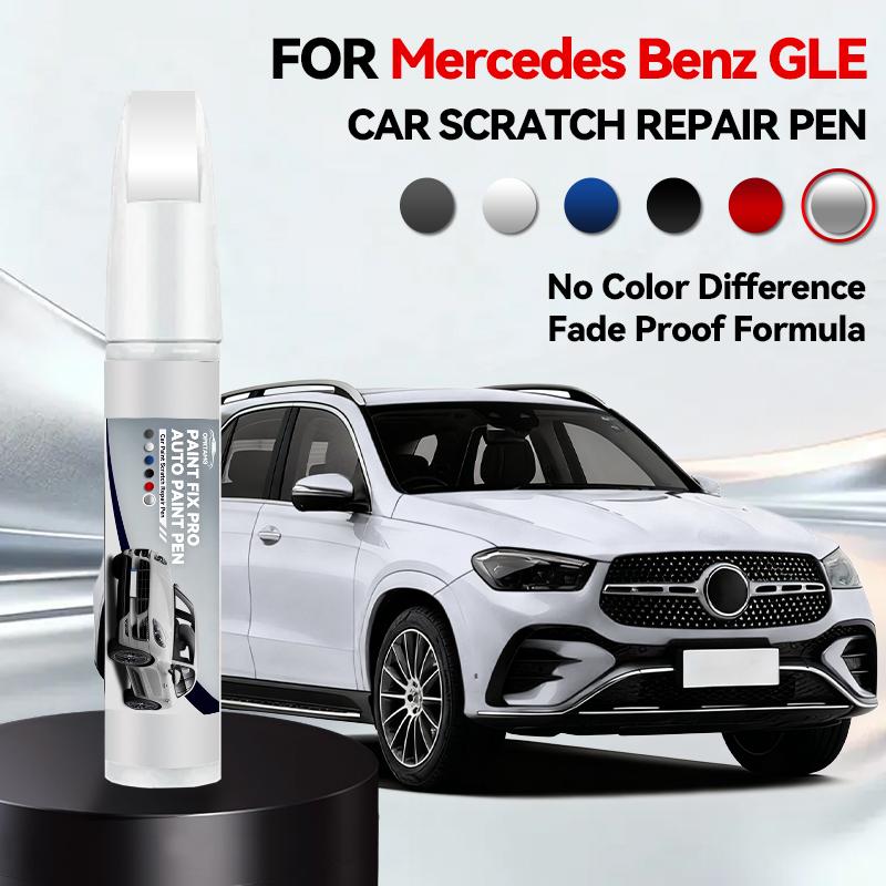 

For Mercedes Benz GLE 1997-2026 W164 W166 W167 C167 Paint Repair Pen Touch Up Scratch Remover DIY Auto Accessories Black White срібний