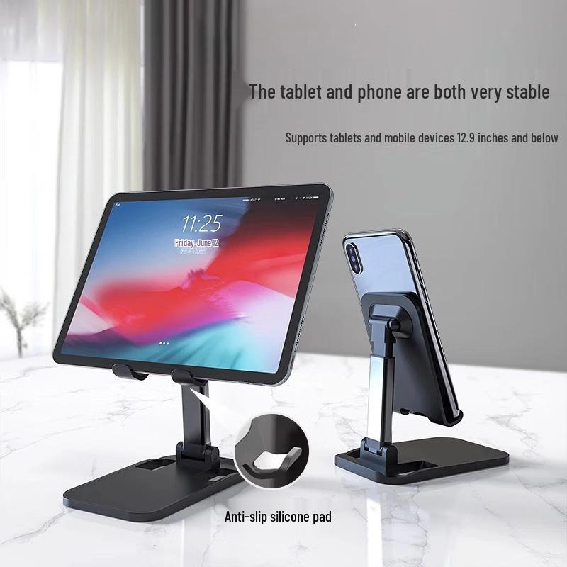 Adjustable Foldable Phone & Tablet Stand with Weighted Base