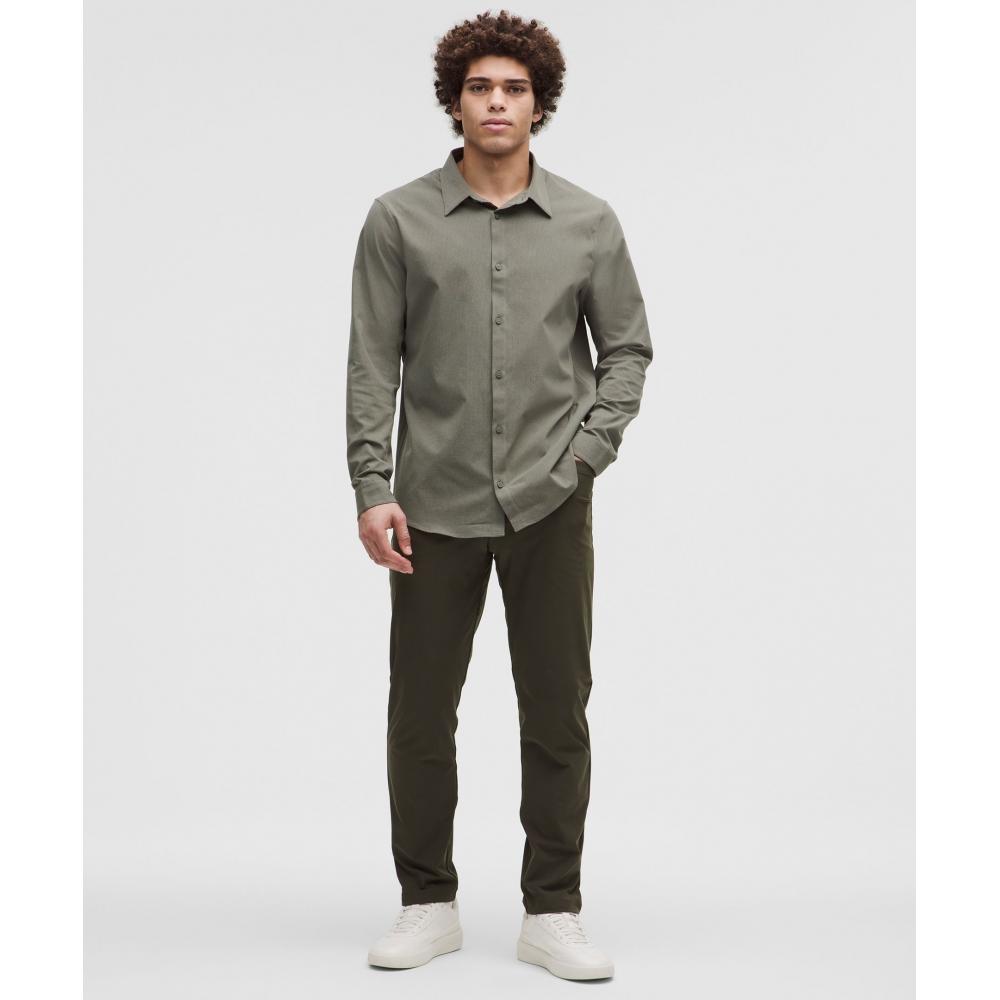 Lululemon Airing Easy Long Sleeve Shirt Grey Sage