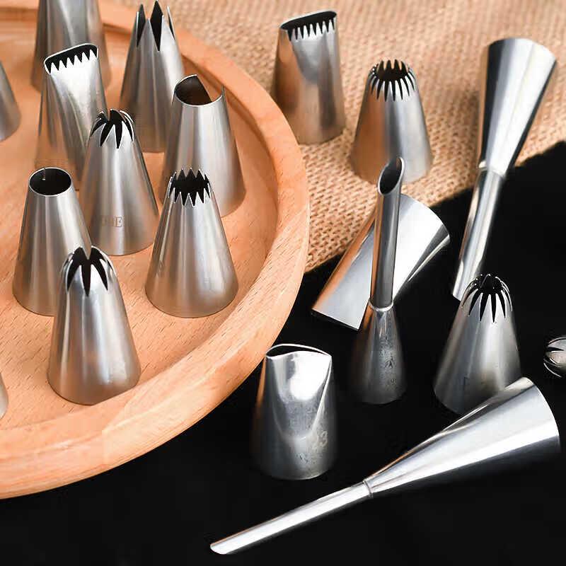 Edelstahl Spritztülle für Gebäck