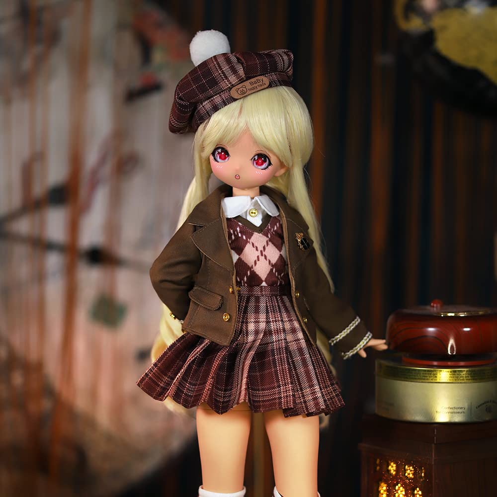 ICY Fortune Days Scale BJD Anime Painted Movable Gift for Children 1/4 Doll, Style, Figure, (Heijia)