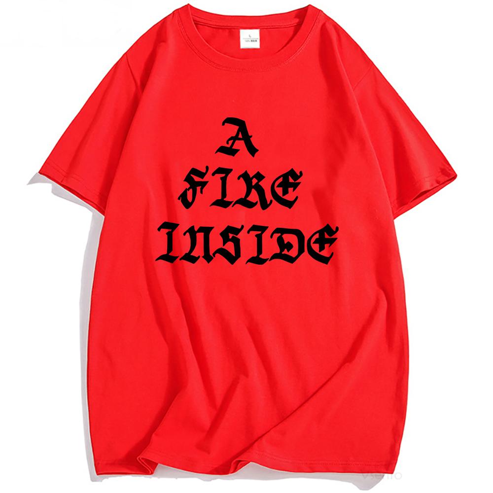 

AFI Faces Ivory Tee A Fire Inside Letter Print T-shirt Summer Cotton Men Women Tshirts Fashion Unisex Streetwear Hip Hop TShirt 4XL