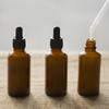 Empty Amber Bottle Glass Dropper Health And Beauty Tool