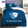 Set Copripiumino e Federe VfL Bochum Decorazione per la Casa Regalo di Compleanno (1 * copripiumino + 2 * federa, senza nucleo)