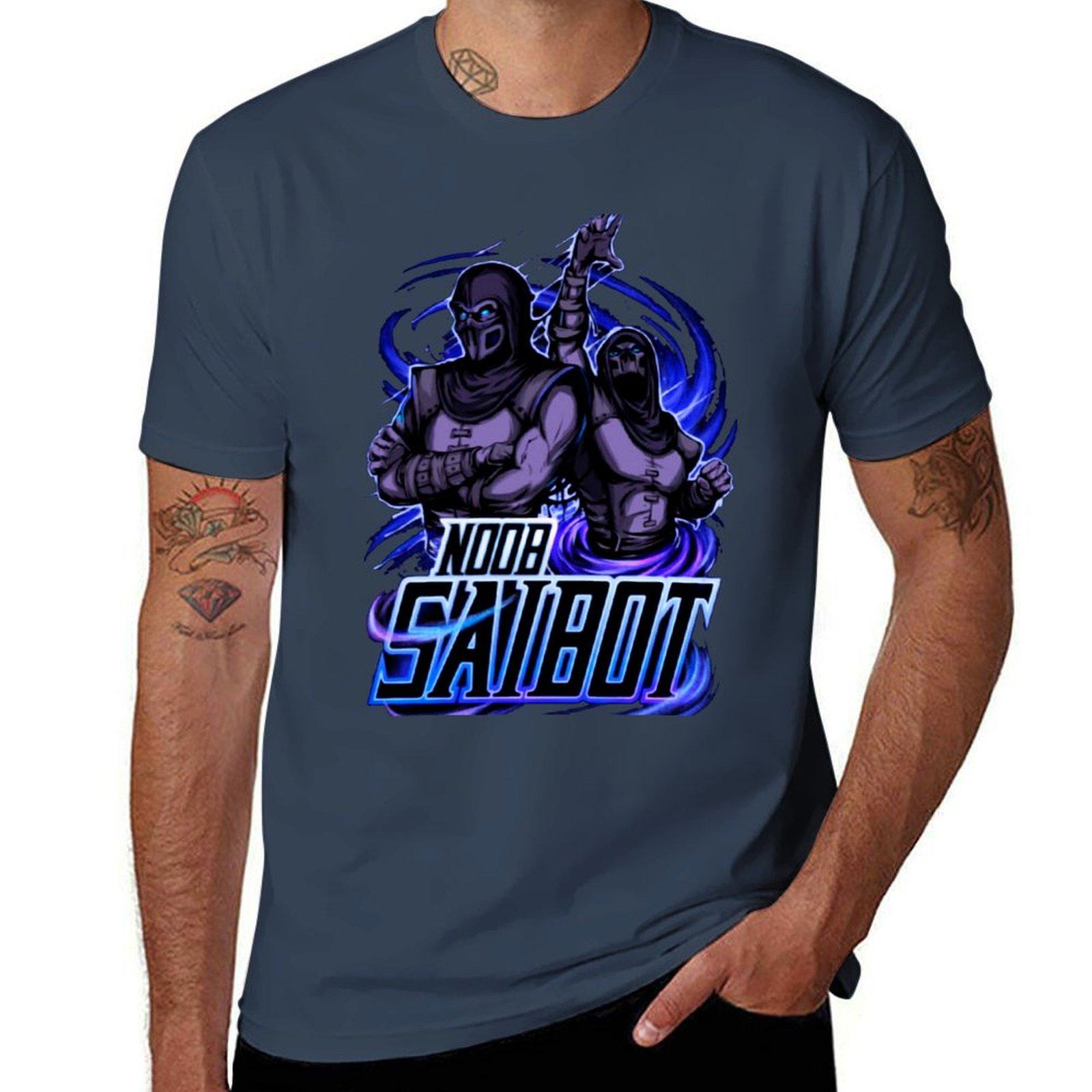 Футболка Mortal Kombat Noob Saibot мужская футболка футболки для мужчины хлопок мягкая футболка мужская повседневная футболка S